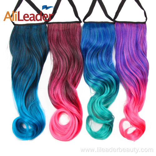 Loose Wave Ombre Synthetic Hair Ponytail Clip-In Hairpiece